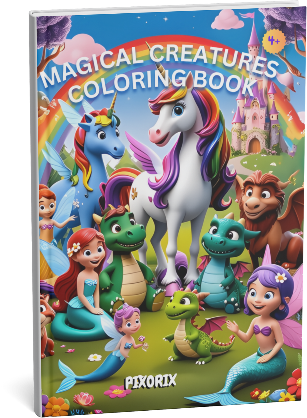 MAGICAL CREATURES COLORING BOOK: A Creatures Coloring Adventure